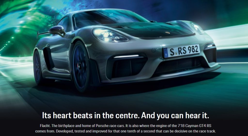 Cayman GT4 RS, Puncak Evolusi Mesin Naturally Aspirated