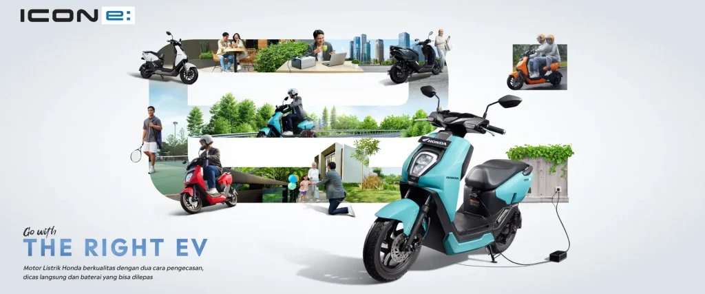 Honda ICON e, Motor Listrik Kompak dengan Teknologi Cerdas