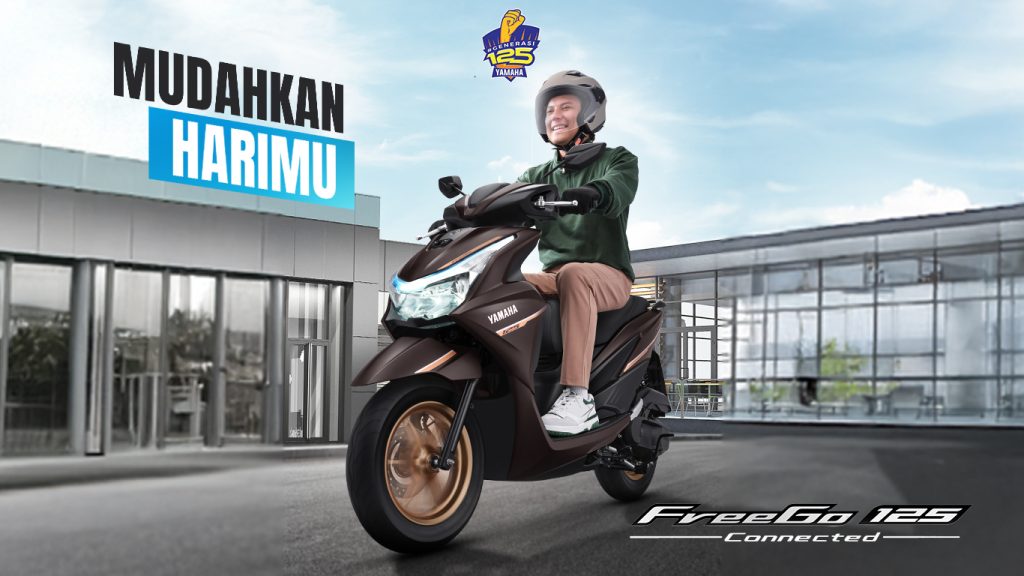 Yamaha FreeGo Connected 125, Praktis, Irit, dan Penuh Teknologi