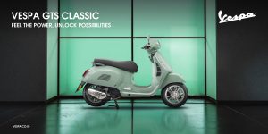 Vespa GTS Classic 150 i-get ABS, Ikon Klasik dengan Sentuhan Teknologi Masa Kini