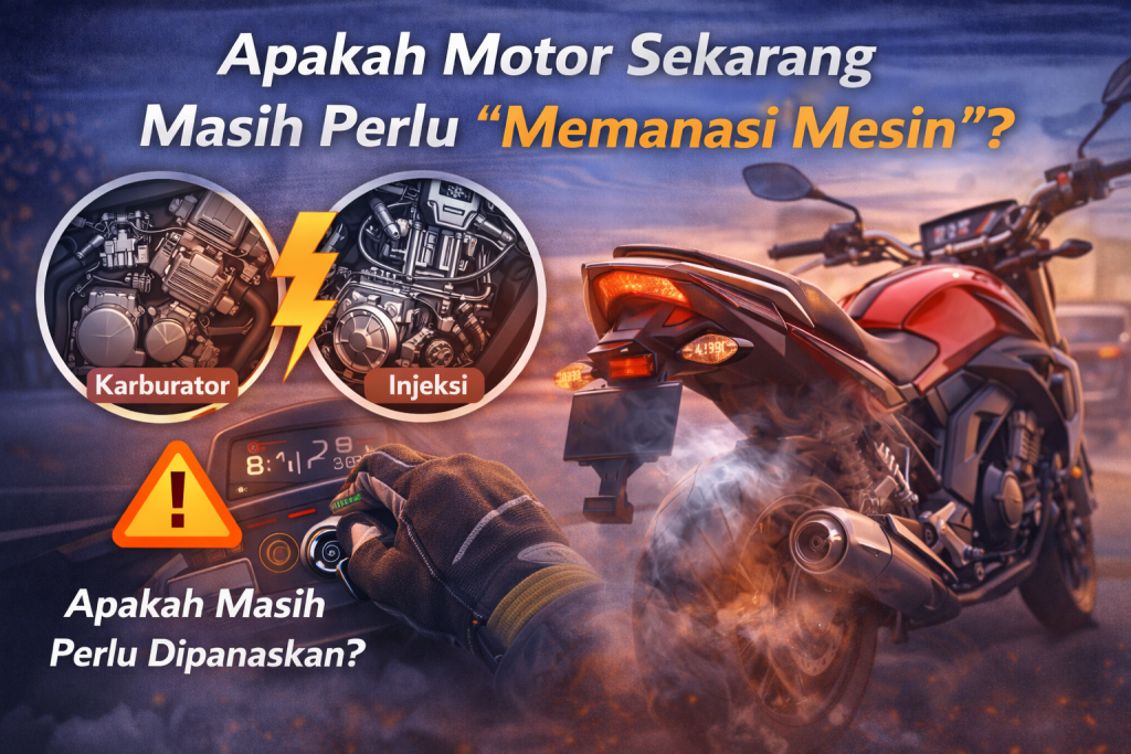Memanasi Mesin Motor, Masih Penting atau Tidak?