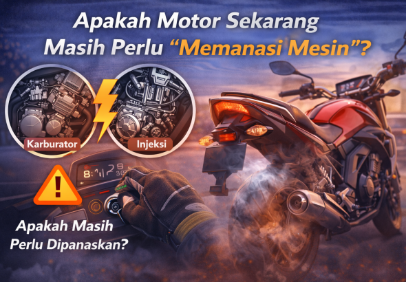 Memanasi Mesin Motor, Masih Penting atau Tidak?