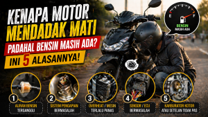 5 Penyebab Motor Tiba-Tiba Mati di Jalan