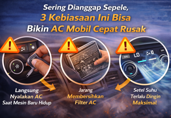 Jangan Dianggap Remeh! Ini Penyebab AC Mobil Cepat Rusak