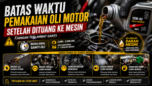Oli Motor Ada Umurnya, Ini Waktu Ideal Menggantinya