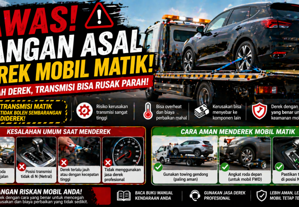 Derek Mobil Matik Sembarangan Bisa Bikin Rusak