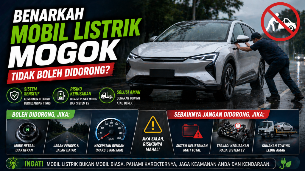 Jangan Salah! Ini Cara Aman Menangani Mobil Listrik yang Mogok