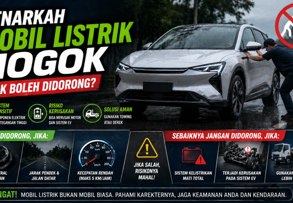 Jangan Salah! Ini Cara Aman Menangani Mobil Listrik yang Mogok