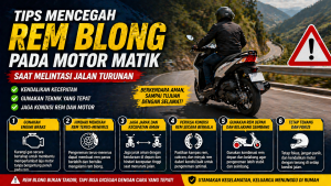 Rem Motor Matic Bisa Blong? Ini Tips Pencegahannya
