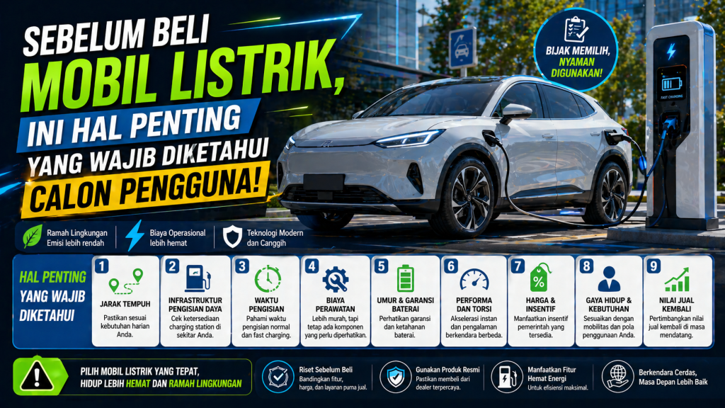 Panduan Lengkap Sebelum Punya Mobil Listrik
