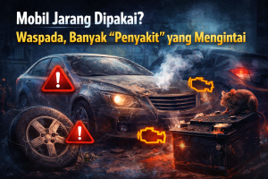 7 Masalah yang Sering Terjadi pada Mobil Jarang Digunakan