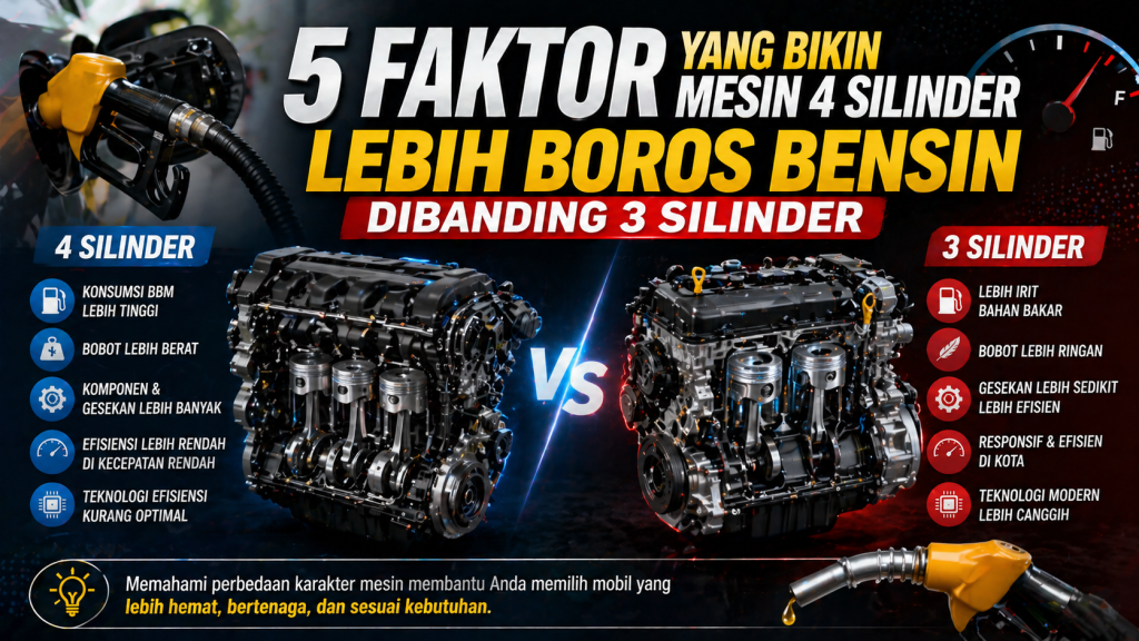 Jangan Salah Pilih! Ini Fakta Konsumsi BBM Mesin 3 dan 4 Silinder