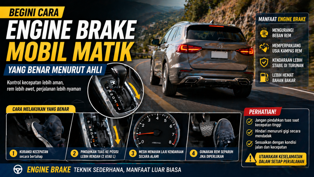Tips Ahli: Cara Menggunakan Engine Brake Mobil Matik dengan Tepat