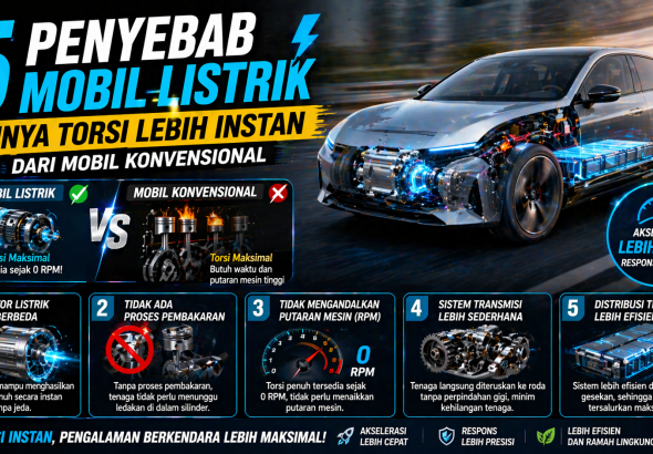 Torsi Instan Mobil Listrik, Ini Penjelasan Lengkapnya