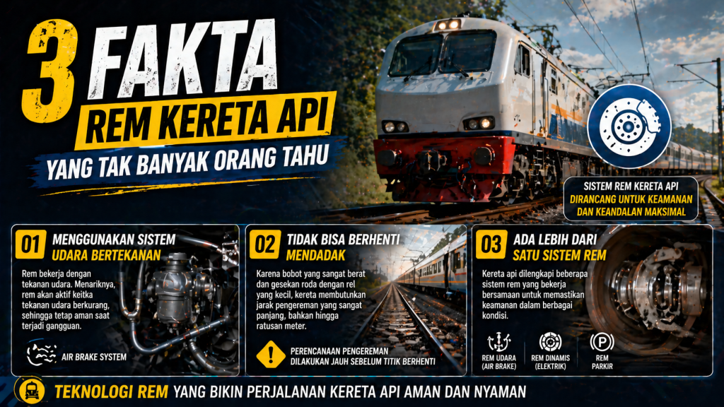 Rahasia di Balik Sistem Rem Kereta Api yang Super Aman