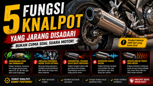 Knalpot Bukan Cuma Bikin Suara, Ini 5 Fungsinya