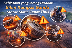 Kebiasaan Buruk Pengendara yang Merusak CVT Motor