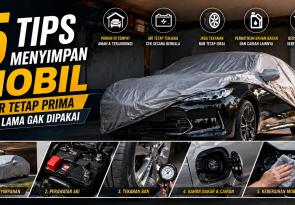 5 Tips Menyimpan Mobil Agar Tetap Prima Meski Lama Tak Digunakan