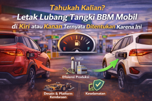 Kiri atau Kanan? Ini Penjelasan Letak Tangki BBM Mobil