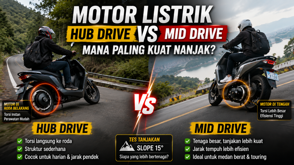 Motor Listrik Mid Drive Disebut Lebih Kuat Nanjak, Benarkah?