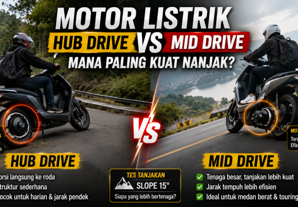 Motor Listrik Mid Drive Disebut Lebih Kuat Nanjak, Benarkah?
