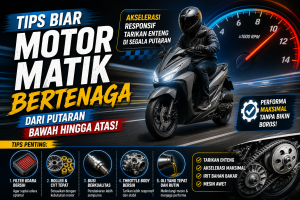 Biar Ngebut dan Halus, Ini Tips Optimalkan Performa Motor Matic