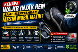 Ternyata Ini Bahaya Menyalakan Mobil Matik Tanpa Injak Rem