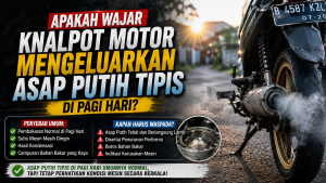 Motor Keluar Asap Putih Saat Dinyalakan Pagi Hari? Ini Faktanya