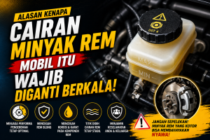 Minyak Rem Mobil Kotor Bisa Memicu Risiko Fatal, Ini Penjelasannya