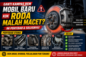 Penyebab Roda Mobil Macet Setelah Ganti Kampas Rem dan Cara Mengatasinya