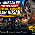 Jangan Sepelekan! Kebiasaan Ini Bisa Membuat Ban Mobil Cepat Bocor dan Pecah