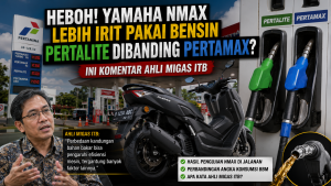Yamaha NMAX Pakai Pertalite atau Pertamax? Simak Analisis Ahli ITB