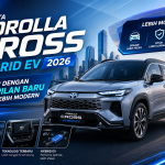 Toyota Corolla Cross Hybrid EV 2026 Hadir dengan Tampilan Baru yang Lebih Modern