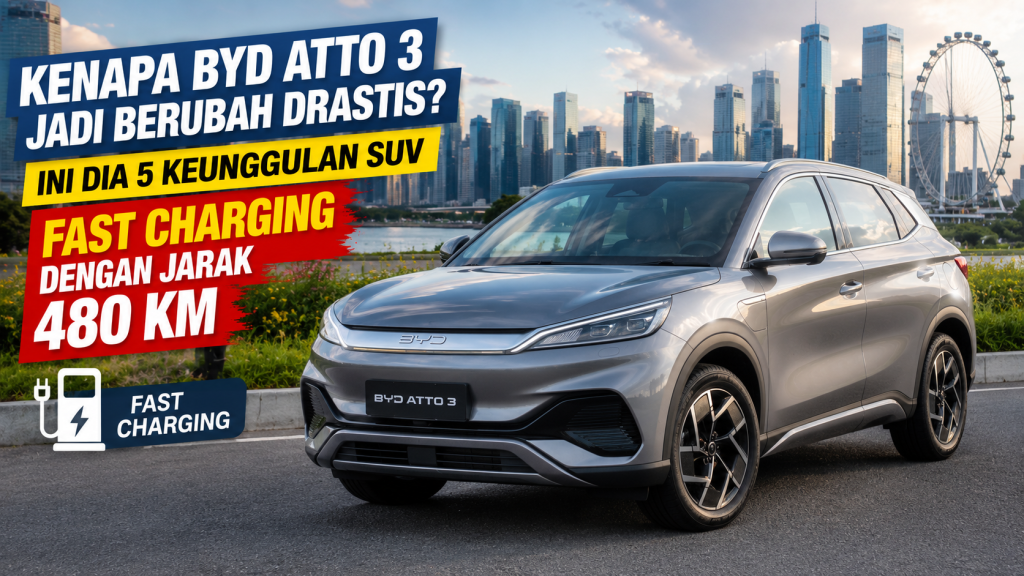 BYD Atto 3 Makin Menarik! Ini 5 Keunggulan SUV Listrik yang Siap Ramaikan Pasar Indonesia