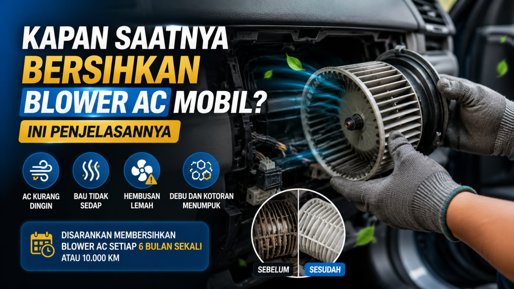 Blower AC Mobil Mulai Bermasalah? Kenali Waktu Tepat untuk Dibersihkan