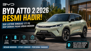 BYD Atto 2 Resmi Tampil, SUV Listrik Ringkas dengan Tenaga 177 PS Jadi Sorotan Baru