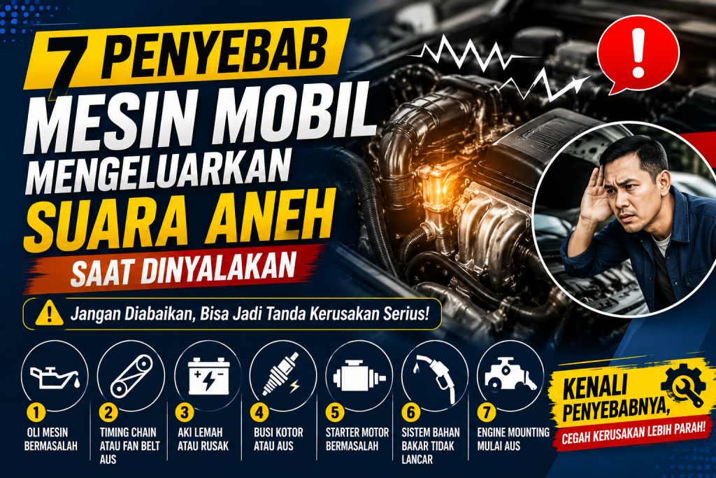Waspada! 7 Masalah yang Bikin Mesin Mobil Bersuara Aneh