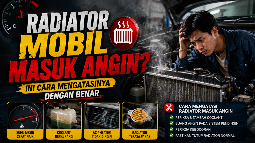 Cara Sederhana Mengeluarkan Udara dari Sistem Pendingin Mobil