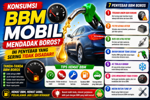 Mobil Terasa Normal Tapi BBM Cepat Habis? Simak Penyebabnya