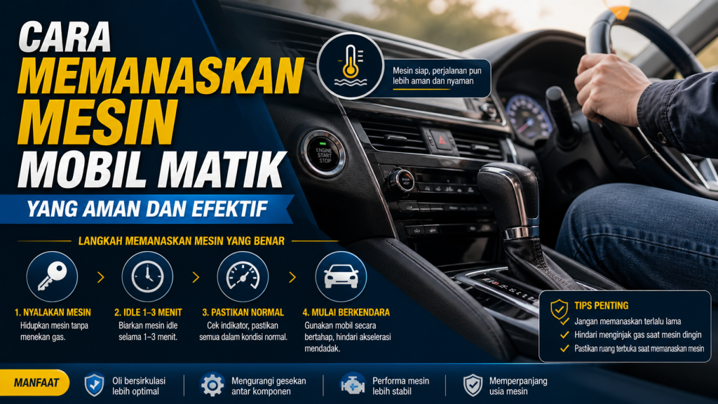 Berapa Lama Ideal Memanaskan Mobil Matik? Ini Penjelasannya