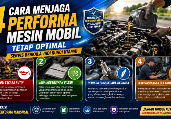 Performa Mesin Mobil Menurun? Coba Terapkan 4 Cara Perawatan Ini