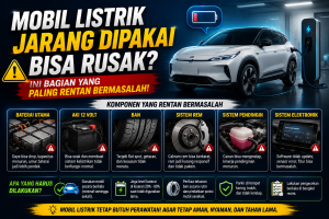 Jarang Digunakan, Komponen Mobil Listrik Ini Justru Cepat Bermasalah