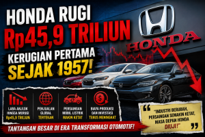 Honda Alami Kerugian Fantastis, Industri Otomotif Global Mulai Berubah?