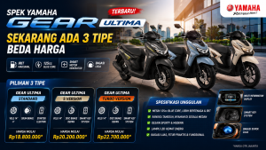 Yamaha Gear Ultima Terbaru Resmi Jadi Pilihan Skutik Harian, Kini Tersedia 3 Tipe