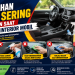 Kesalahan Sepele Saat Membersihkan Mobil yang Sering Diabaikan