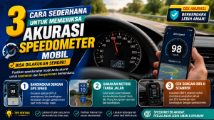 Jangan Sampai Salah Hitung, Ini 3 Cara Memeriksa Akurasi Speedometer Mobil