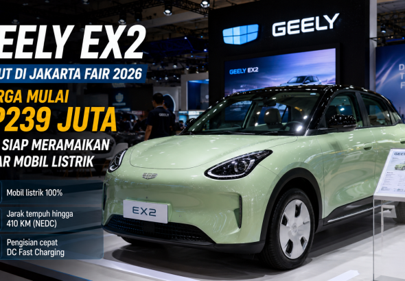 Geely EX2 Resmi Debut, Penantang Baru di Segmen Mobil Listrik Terjangkau
