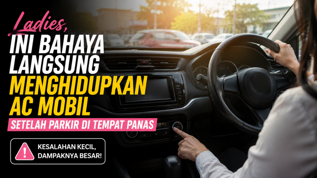 Mobil Panas Setelah Parkir? Hindari Kesalahan Ini Sebelum Menyalakan AC