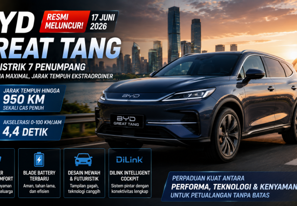 Resmi Meluncur, BYD Great Tang Jadi SUV Listrik Keluarga Masa Depan