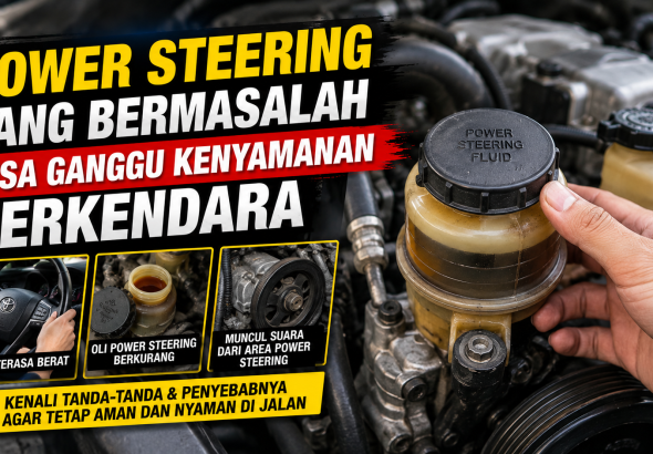 Jangan Sepelekan Power Steering Mobil, Kerusakan Kecil Bisa Bikin Berkendara Tidak Nyaman
